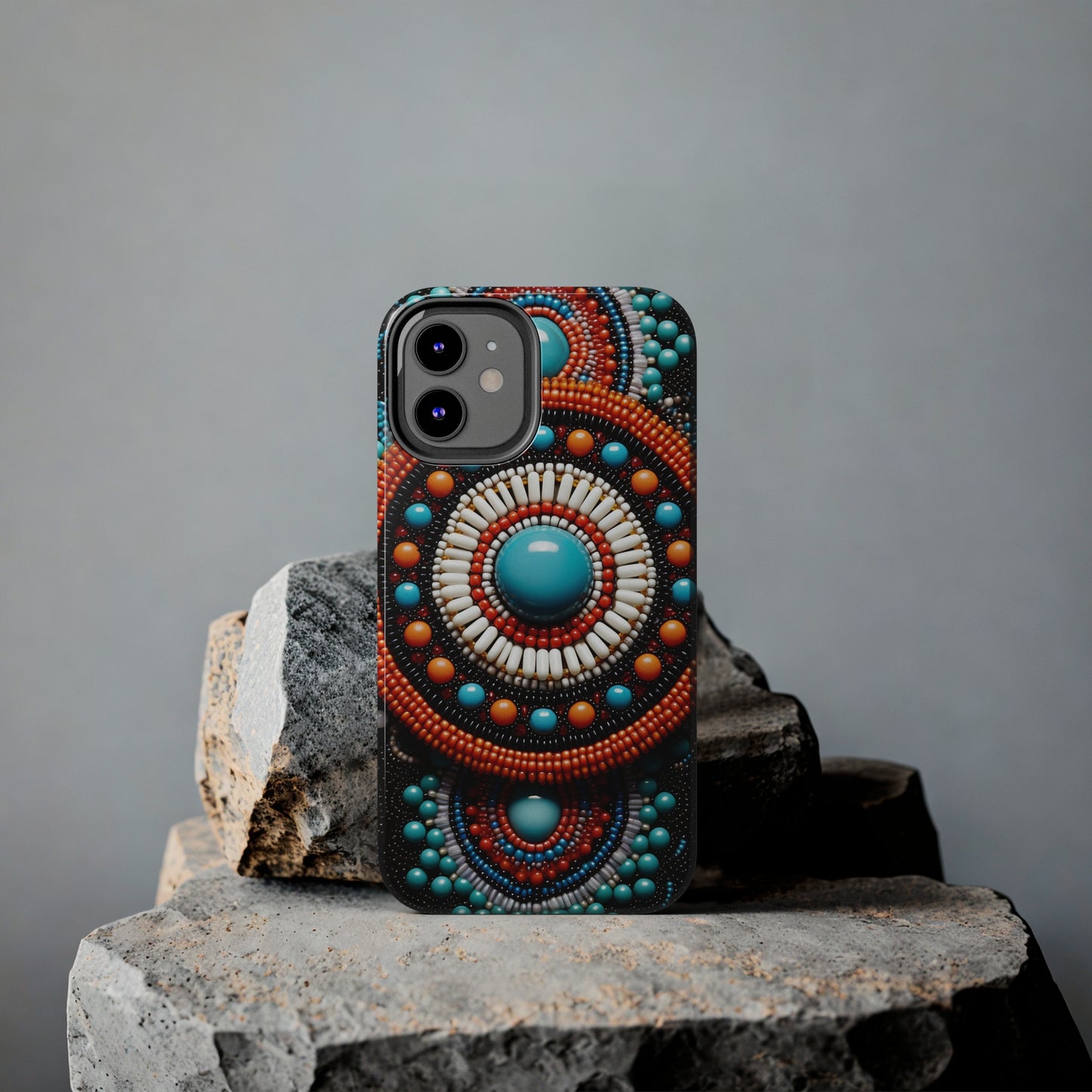 Native American Beadwork iPhone Case | Embrace Traditional Craftsmanship with Artistic Elegance