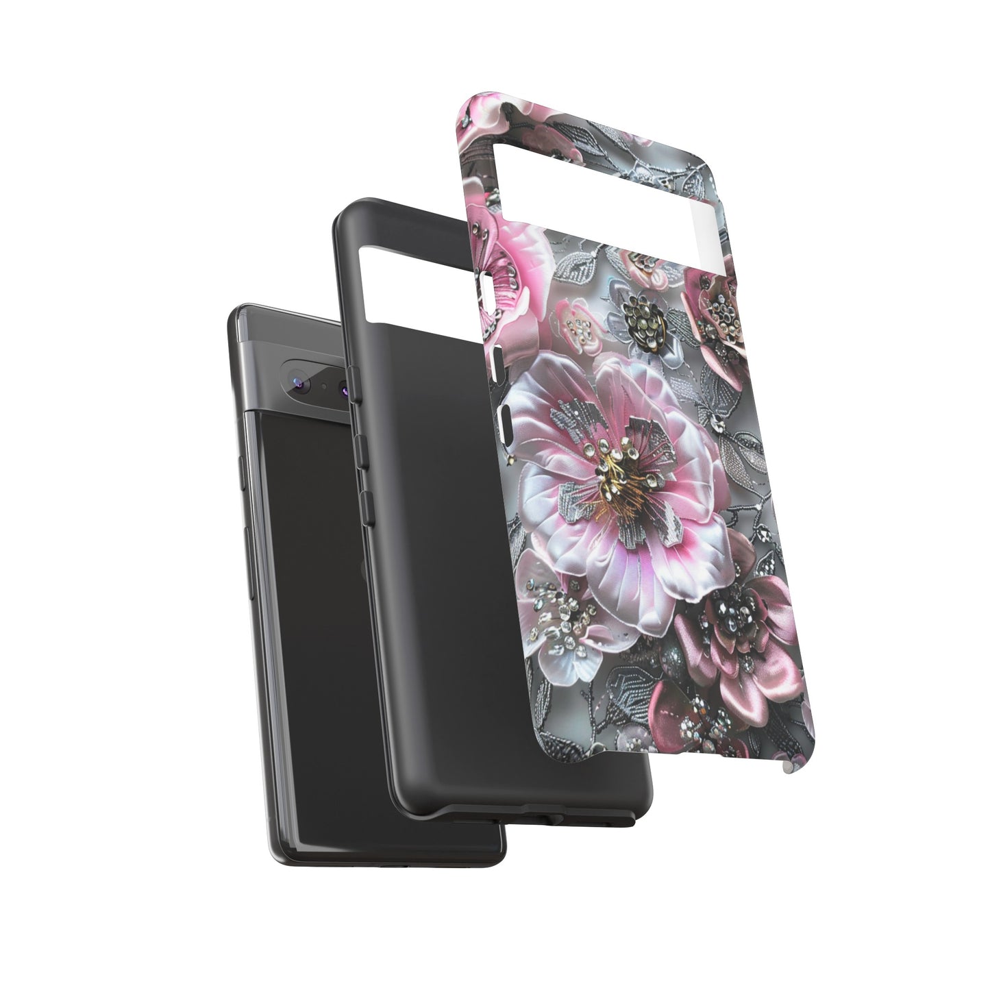 Coquette Aesthetic Floral Art iPhone 15 Case