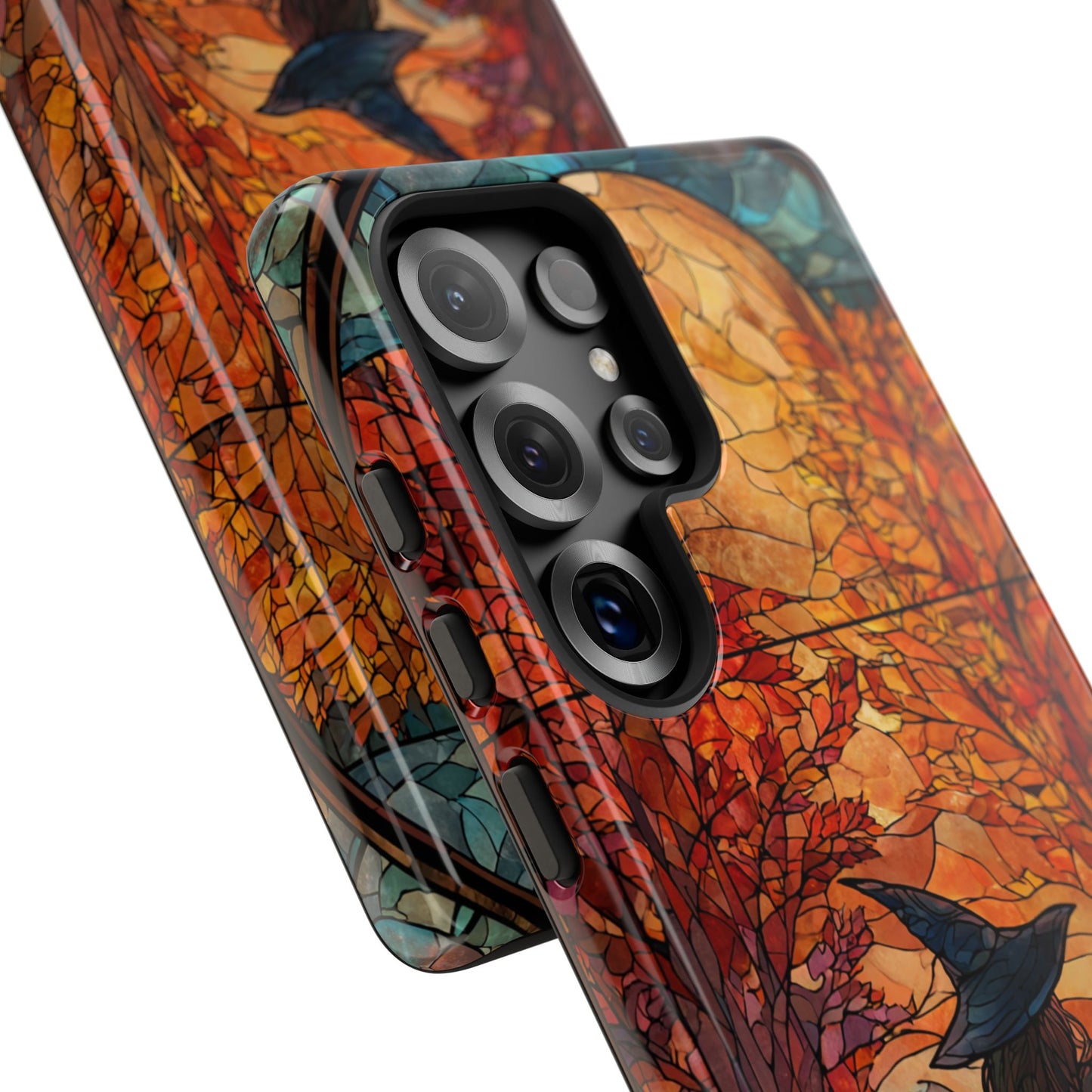 Witch Moon Stained Glass Effect Phone Case