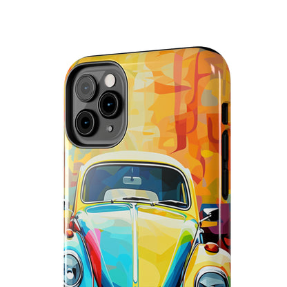 VW Bug Phone Case Retro iPhone Tough Case – Volkswagen beetle iPhone case