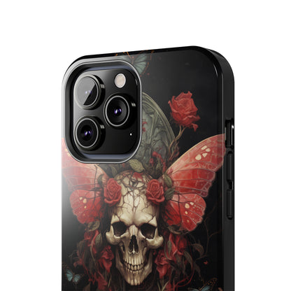 Deadhead Moth Gothic Dark Academia iPhone Case | Embrace Mysterious Elegance