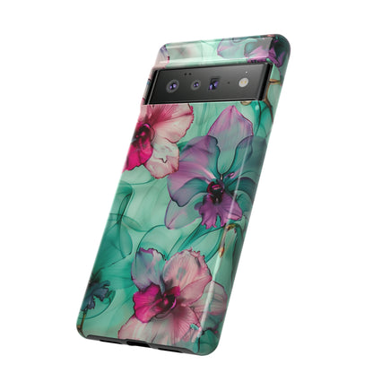 Watercolor Floral Orchids Phone Case