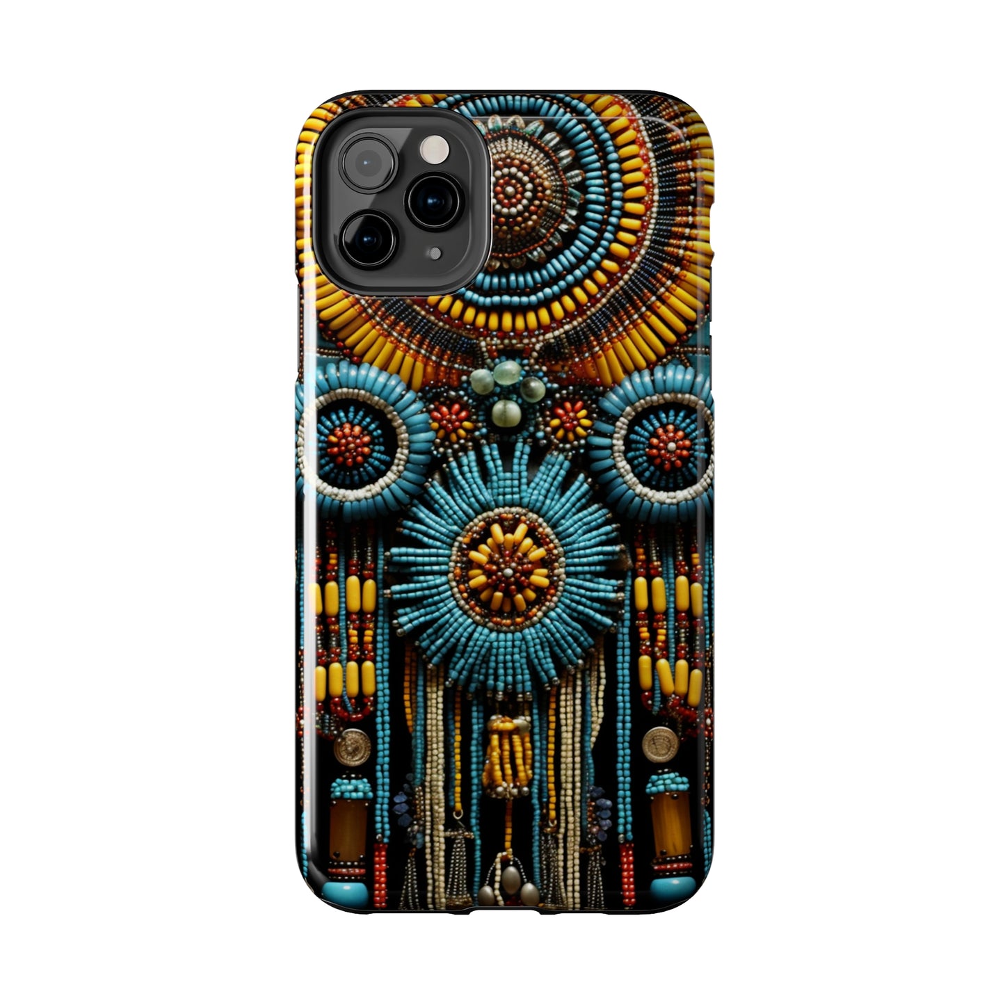 Native American Beadwork iPhone Case | Crafted Elegance with Cultural Heritage