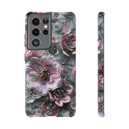 Coquette Aesthetic Floral Art iPhone 15 Case