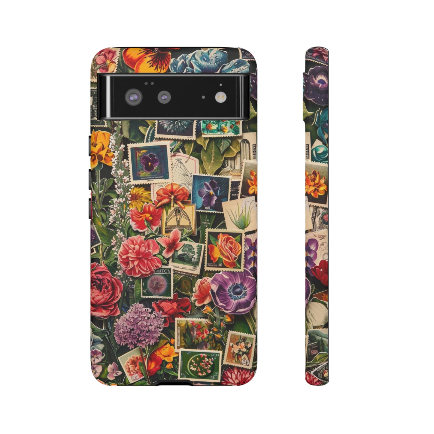 Vintage Floral Stamps Phone Case