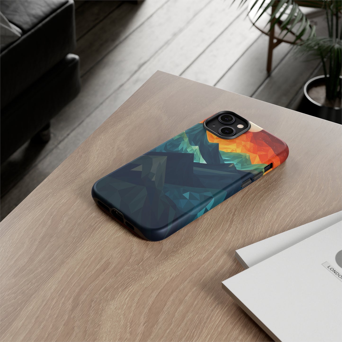 Mountain Abstract Tough Case | Embrace Nature's Beauty with a Durable Phone Case