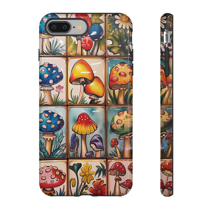 Colorful mushroom abstract phone case for Google Pixel