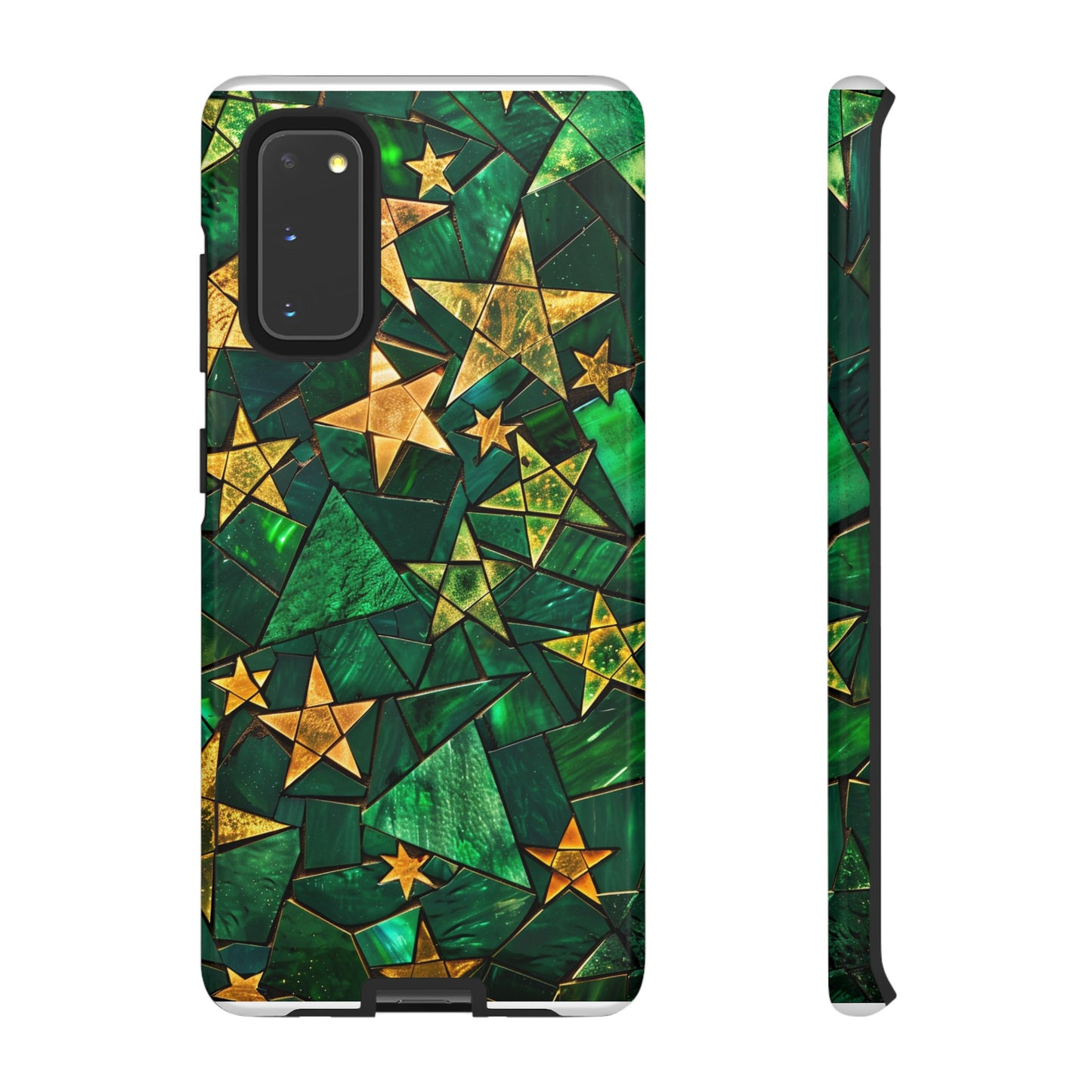 Green Celestial Stained Glass Mosaic Phone Case