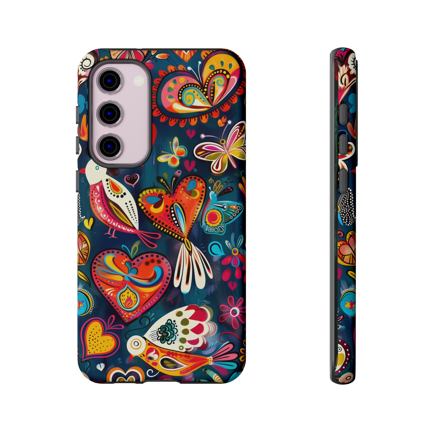 Bright Colorful Mexican Style Mural Painting Phone Case