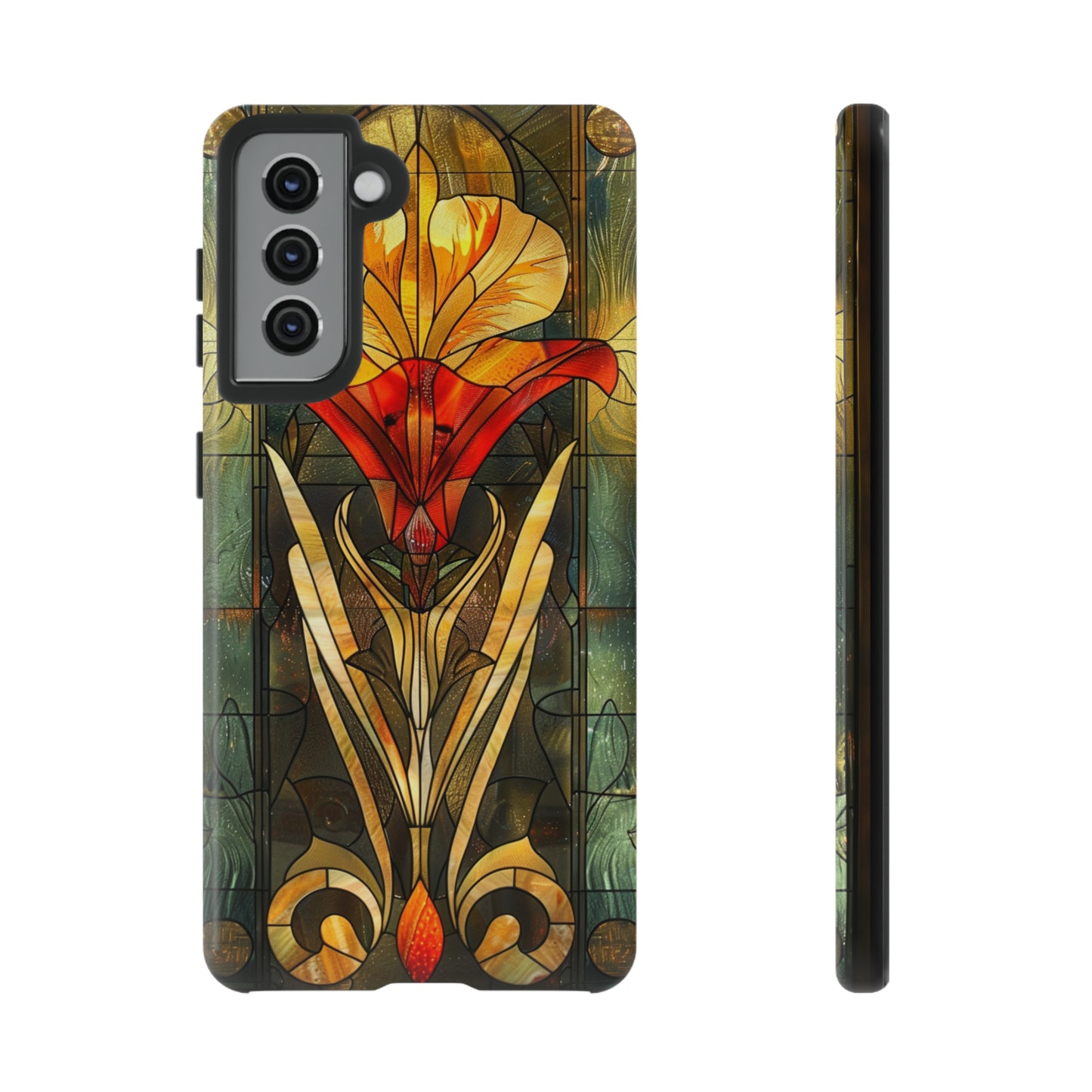 Art Deco Stained Glass floral Phone Case