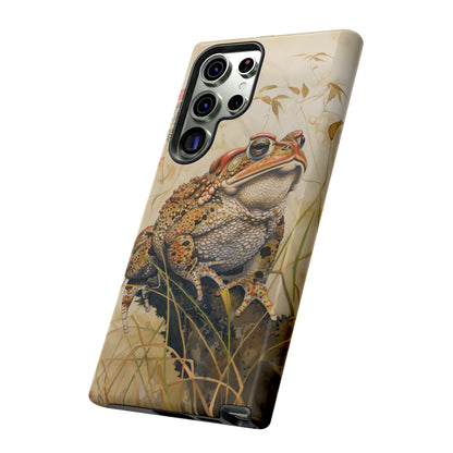 Toad on a Branch Japanese Style Art Painting Phone Case