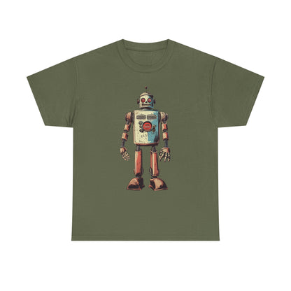 Retro Robot 60s Sci Fi T Shirt Vintage Future Gen X Nerd Tee