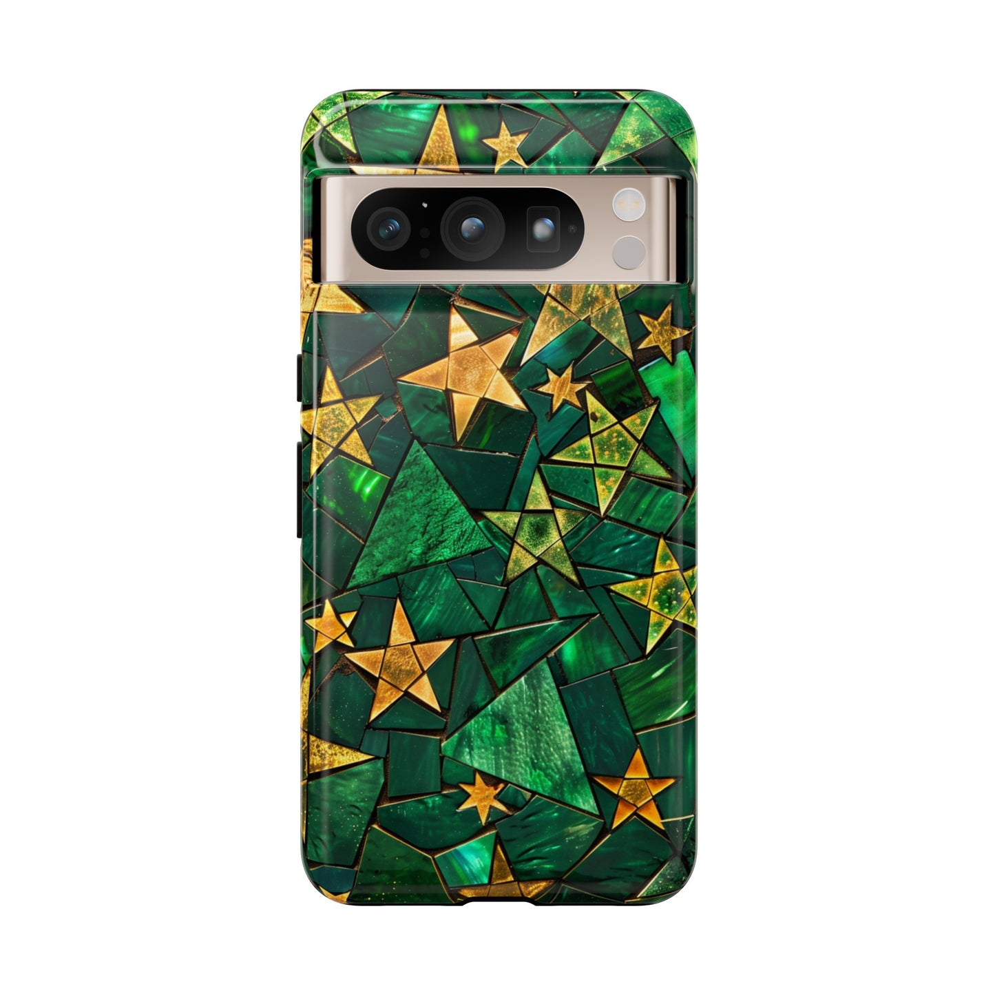 Green Celestial Stained Glass Mosaic Phone Case