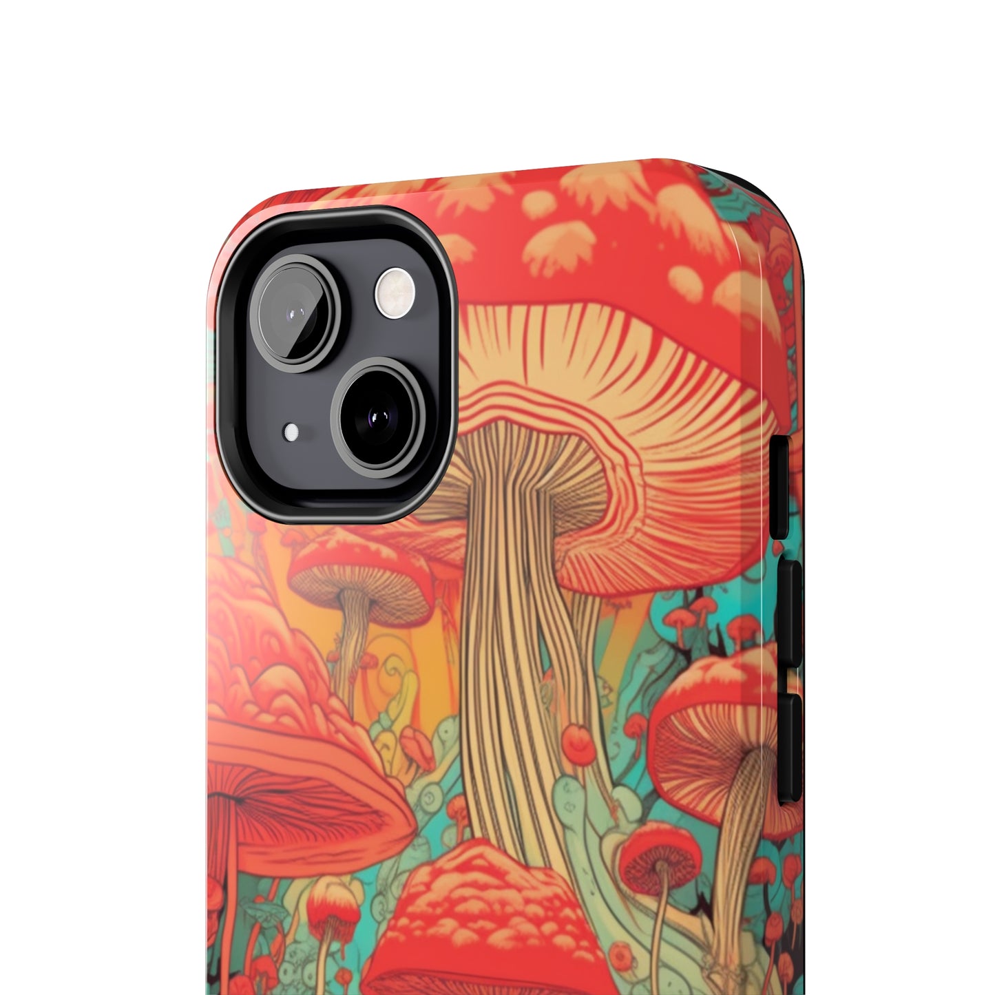 Trippy Magic Mushroom Tough iPhone Case | Embrace the Psychedelic Art