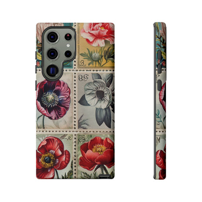 Vintage Floral Stamps Phone Case