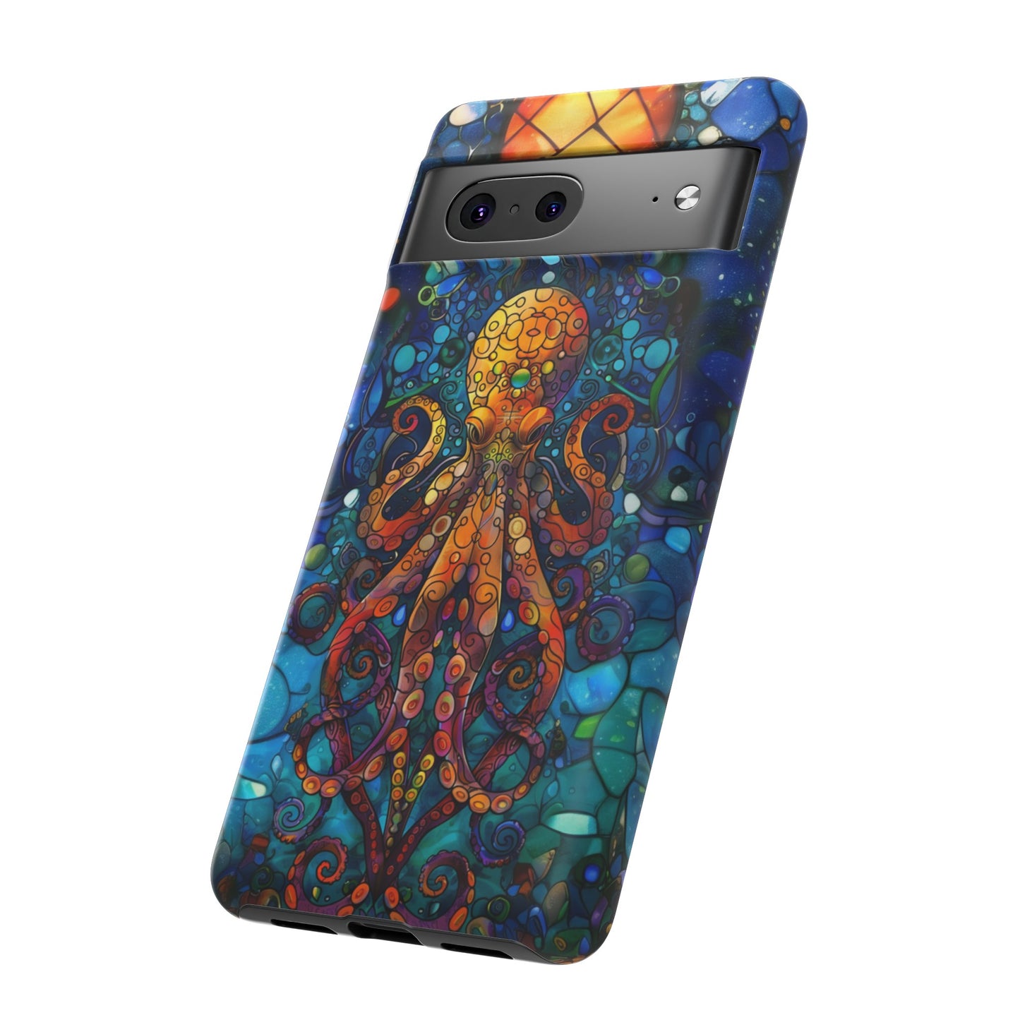 Octopus Stained Glass Undersea Magic Phone Case