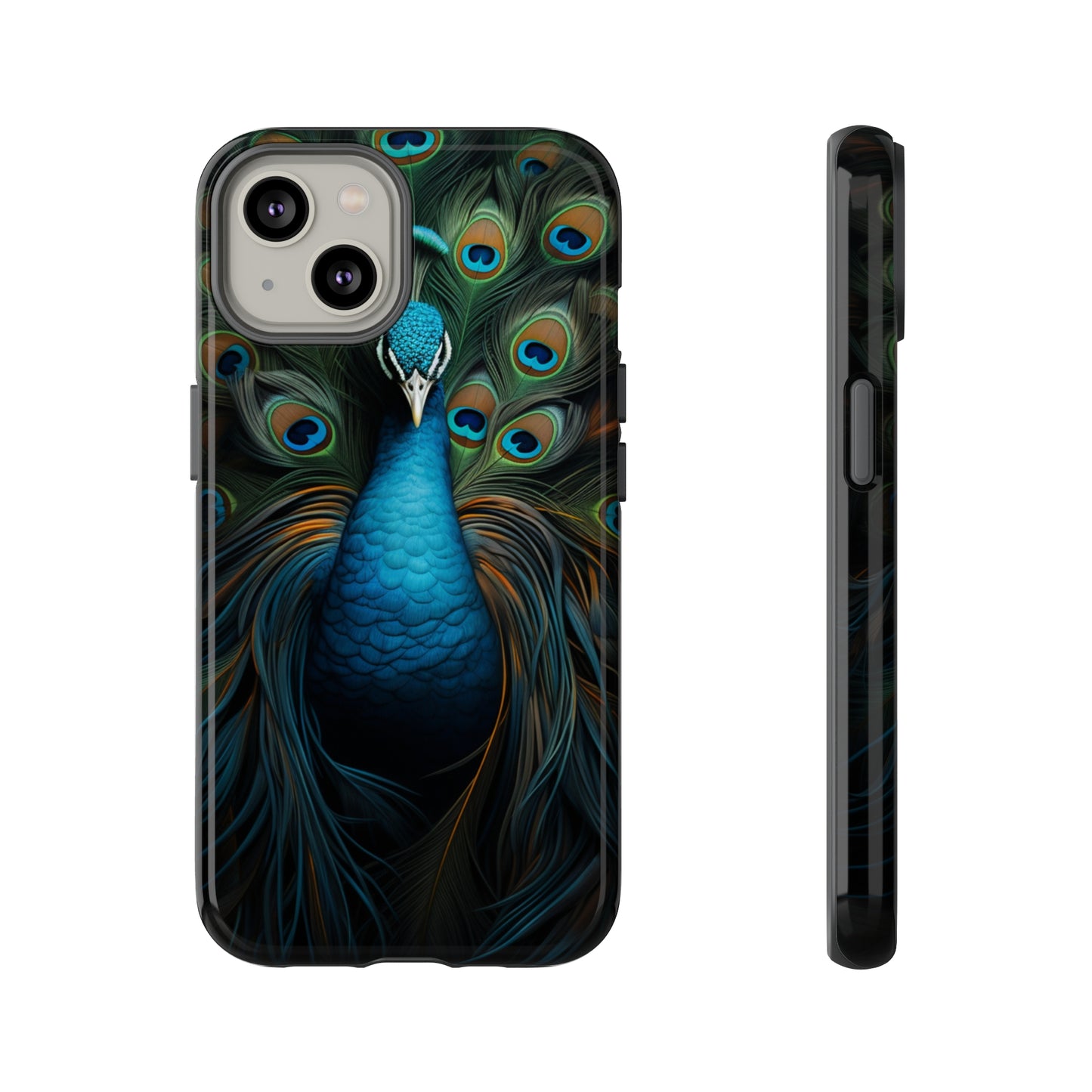 Peacock Feathers iPhone Case - A Timeless Symbol of Elegance for Google Pixel, iPhone, and Samsung Cases