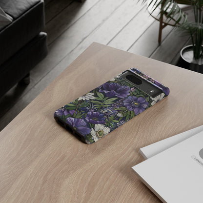 Floral Sage Purple Wildflower Phone Case