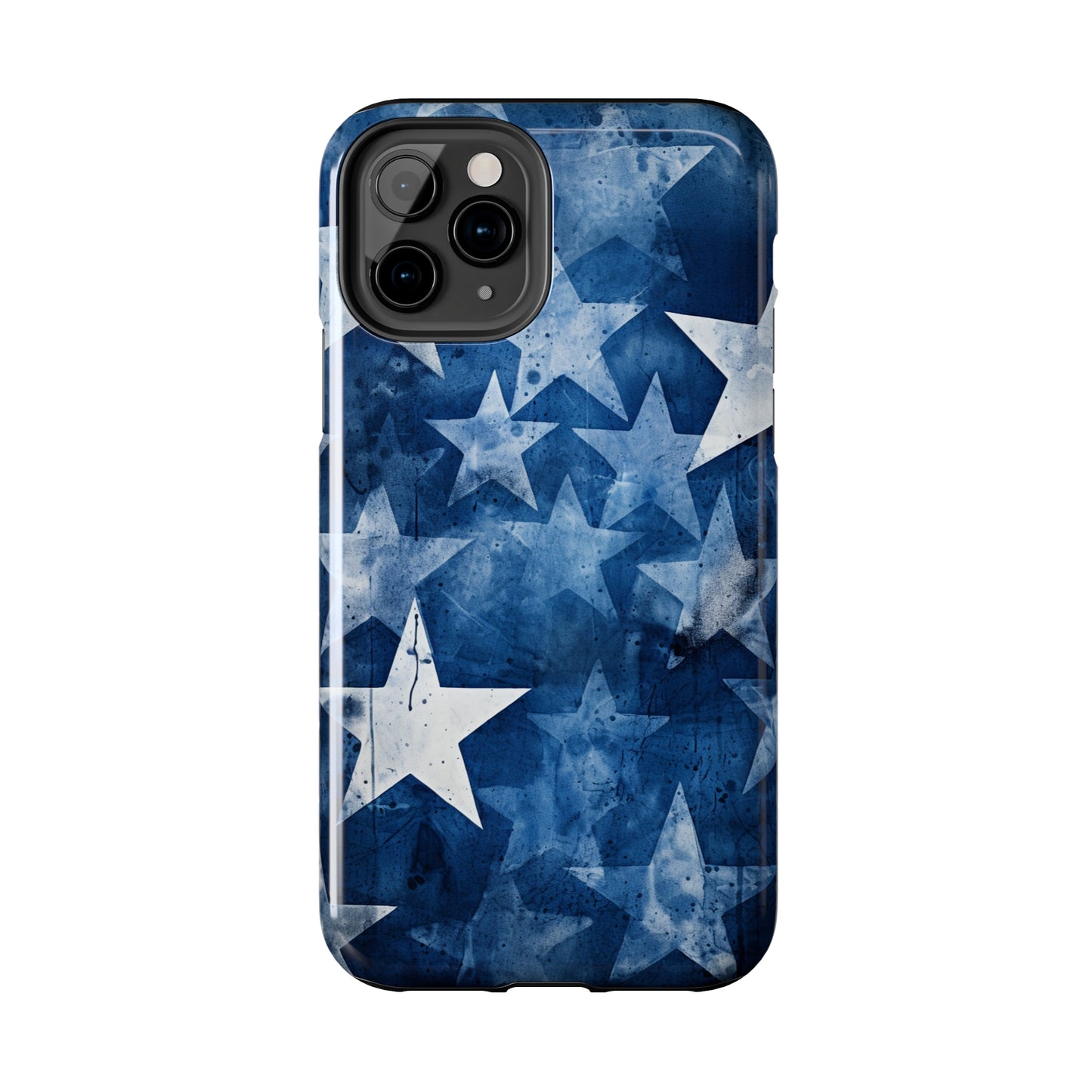 Starry Nights: Denim Dreams | Celestial Star-Patterned iPhone Case