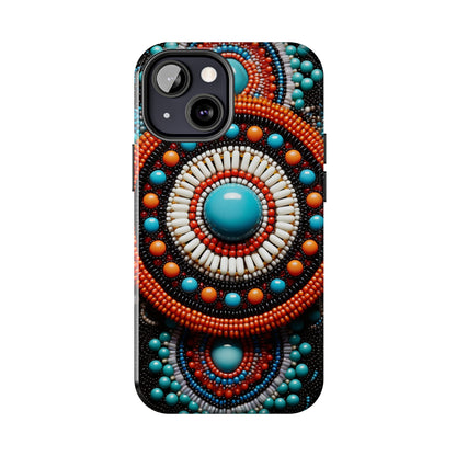 Native American Beadwork iPhone Case | Embrace Traditional Craftsmanship with Artistic Elegance