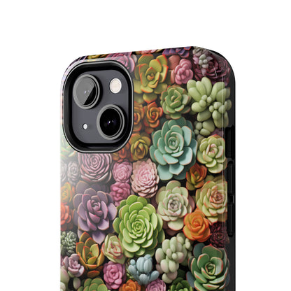 Succulent Desert Cactus Floral iPhone Case | Embrace the Beauty of Arid Elegance