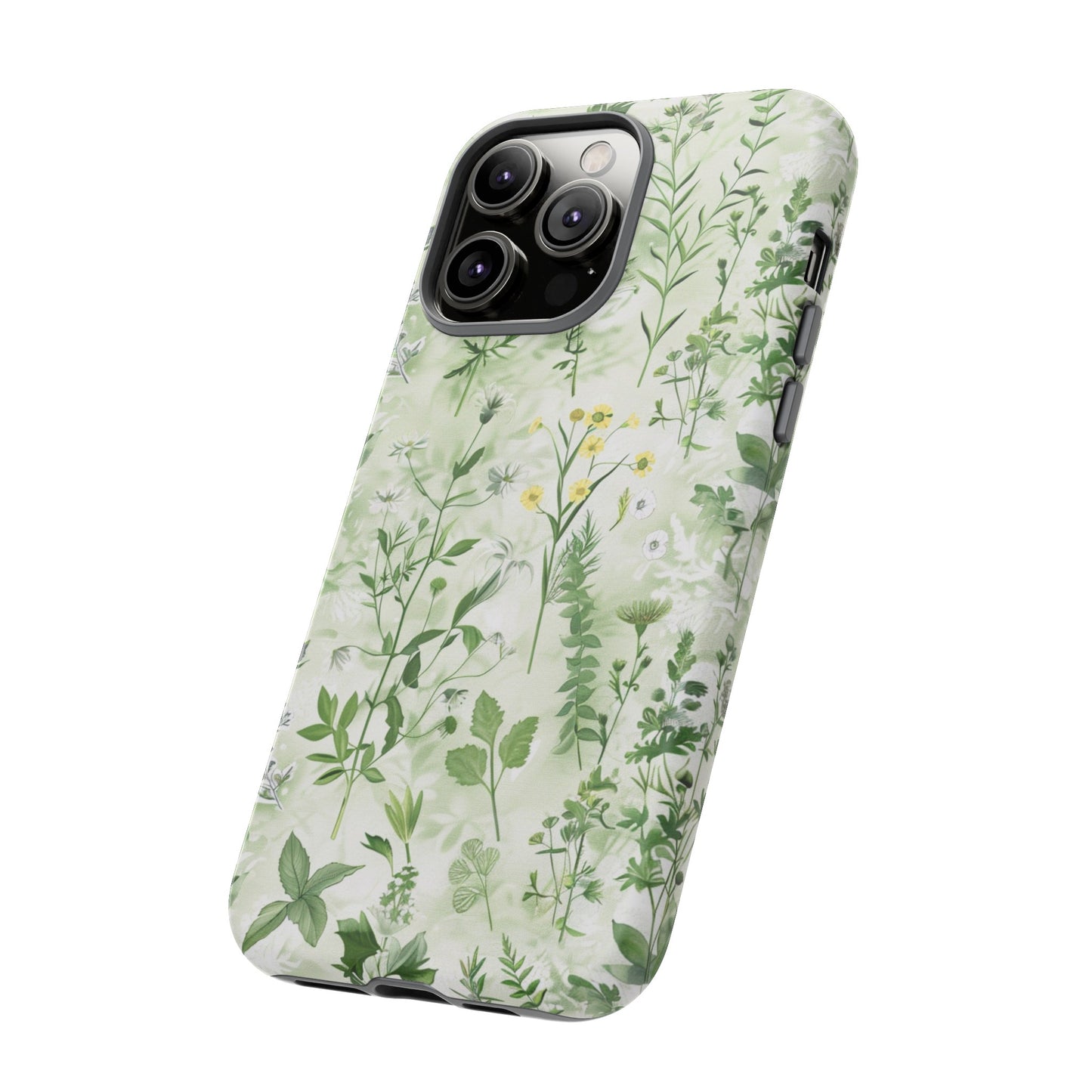 Floral Sage Green Wildflower Phone Case