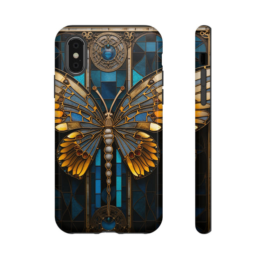 Art Nouveau stained glass phone case for iPhone 15