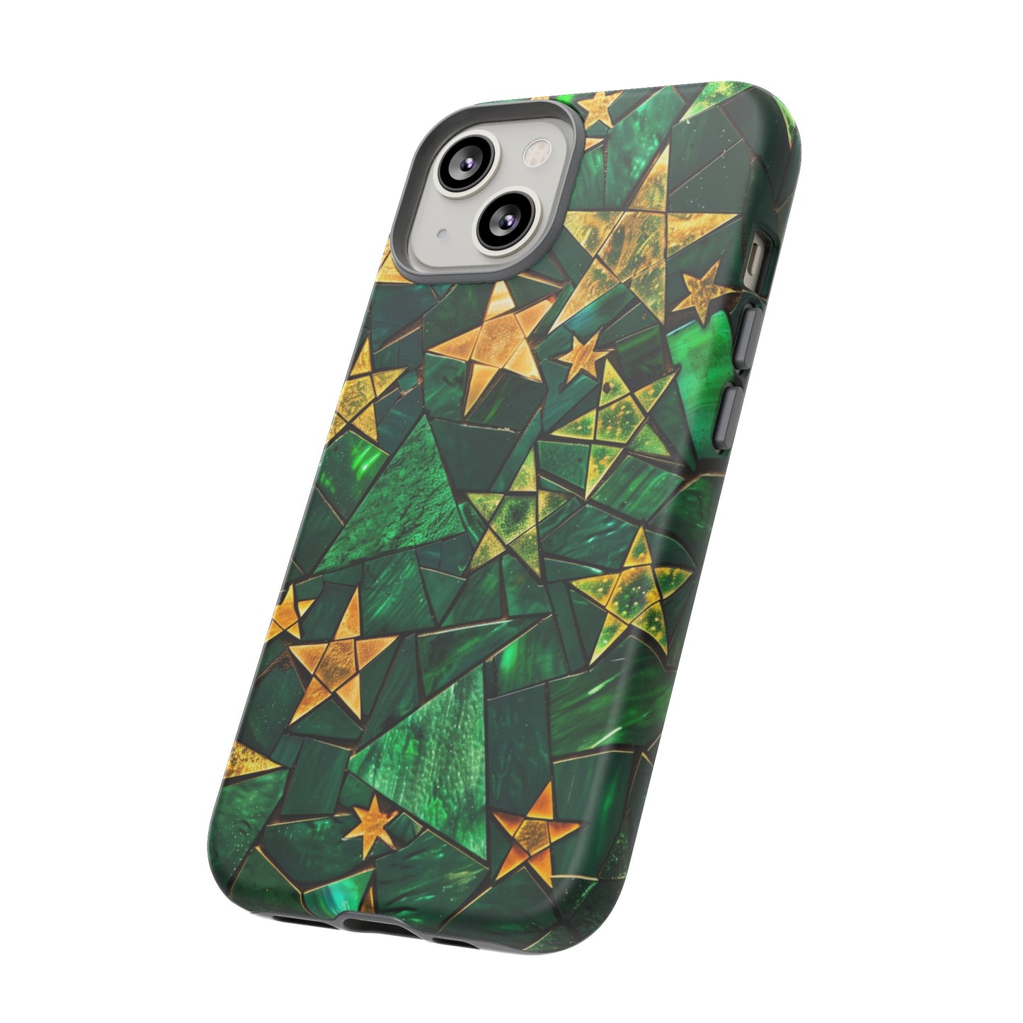 Green Celestial Stained Glass Mosaic Phone Case