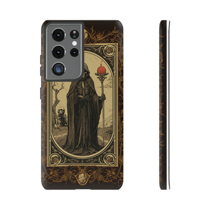 Death's Embrace: The Reaper Tarot Card