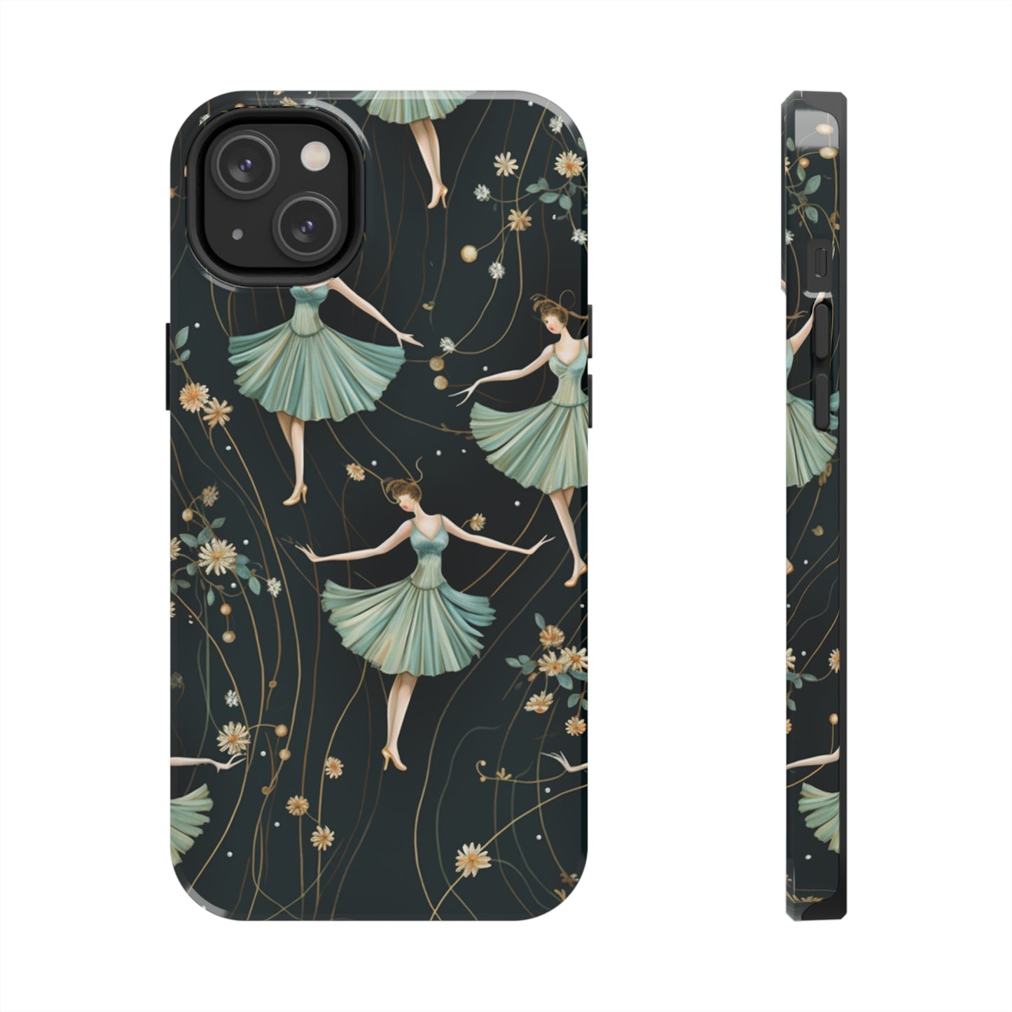 Vintage Style Dancing Ballerina iPhone Case | Embrace Elegance and Grace in Retro Charm