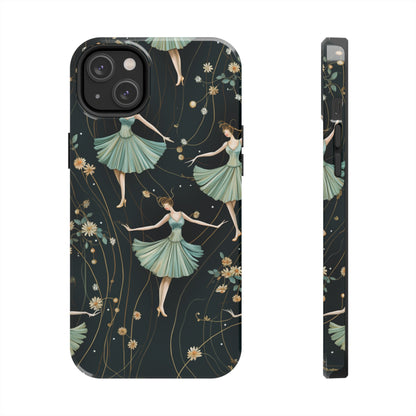 Vintage Style Dancing Ballerina iPhone Case | Embrace Elegance and Grace in Retro Charm