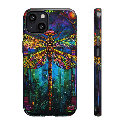 Art Deco Stained Glass Dragonfly Phone Cover