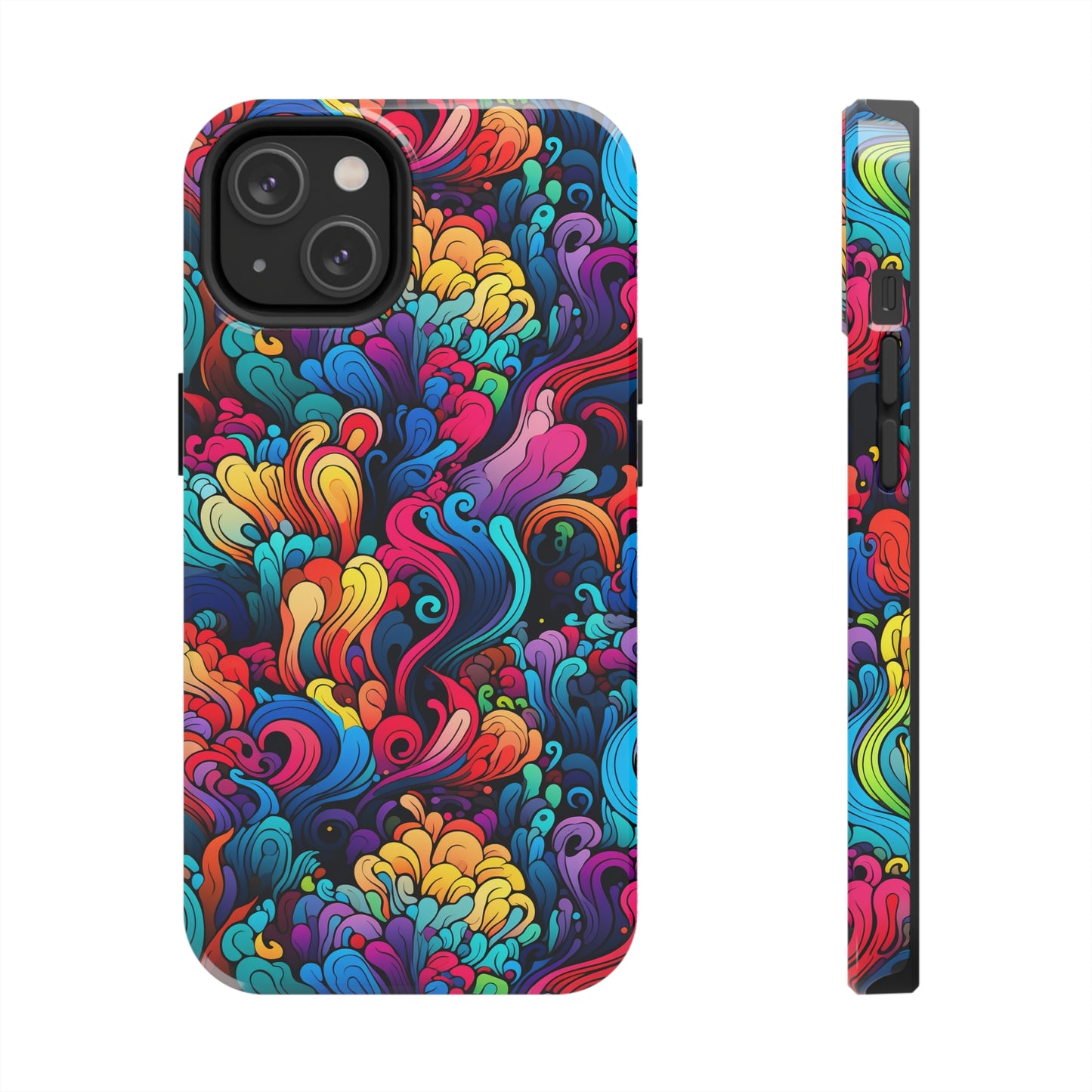 Vibrant Rainbow Design - iPhone Case