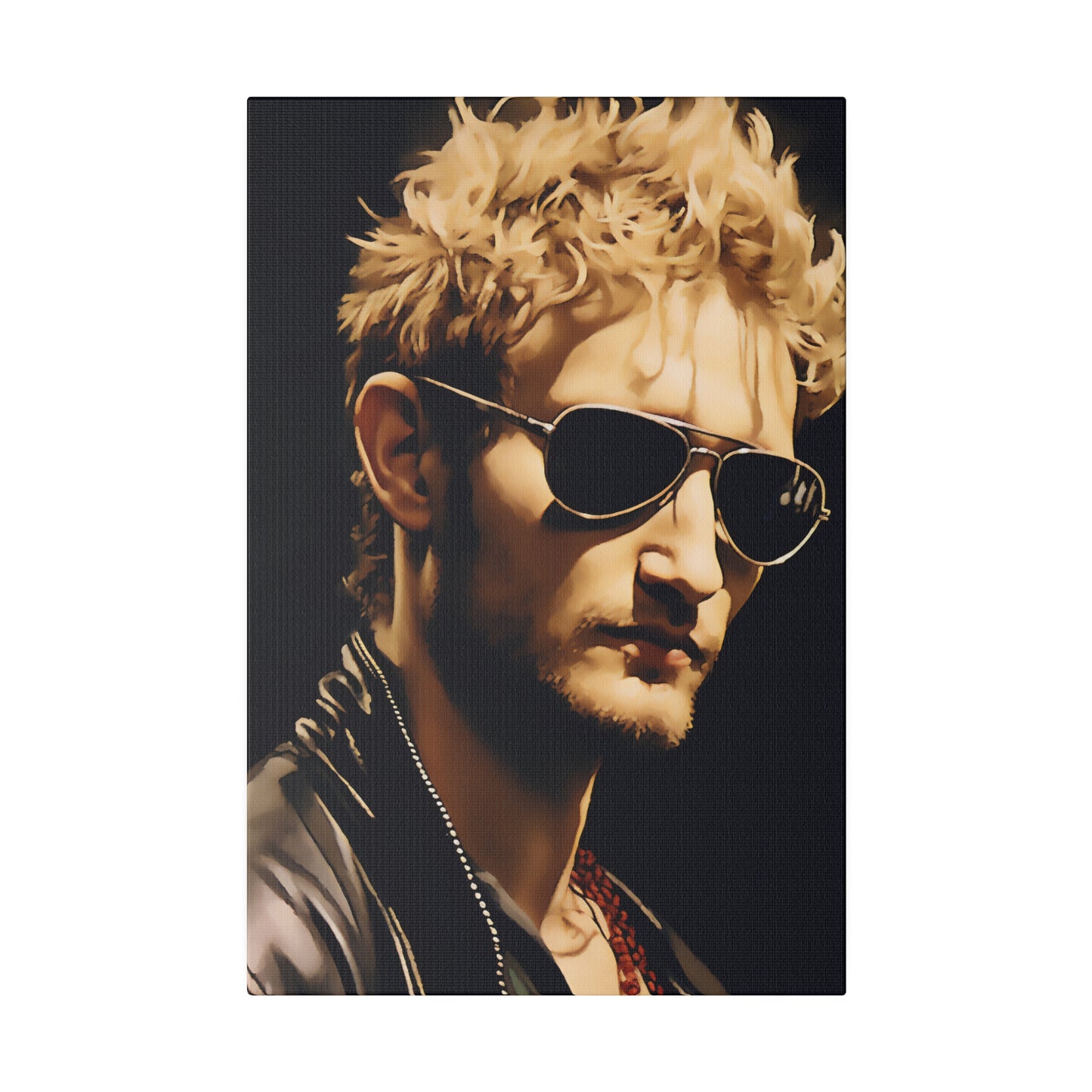 Layne Staley of Alice in Chains Pop Art | Stretched Canvas Print