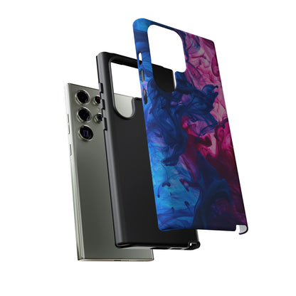 Magenta and Blue Color Explosion Phone Case