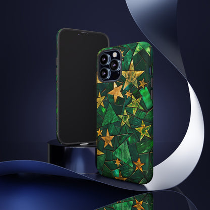 Green Celestial Stained Glass Mosaic Phone Case