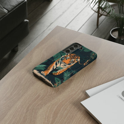 Retro Jungle Tiger Phone Case