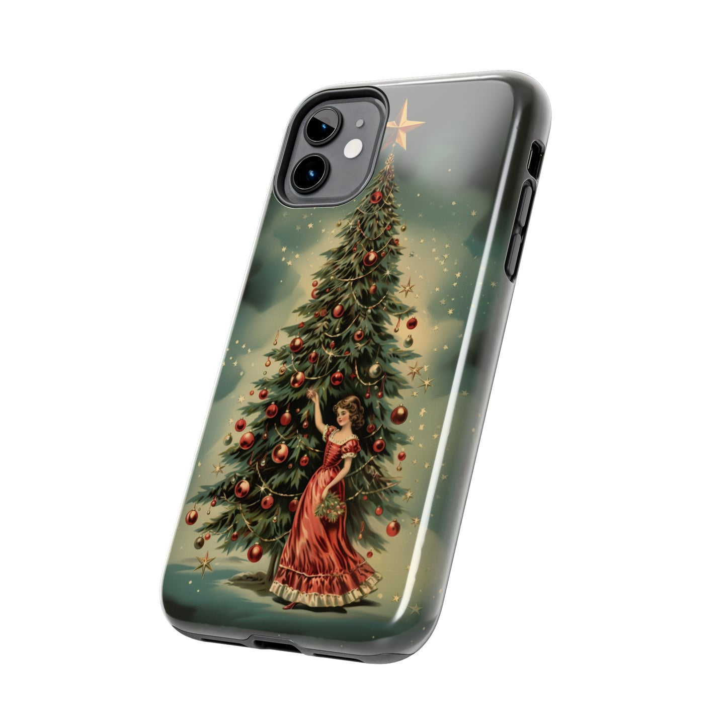 Vintage Christmas Charm Case for iPhone