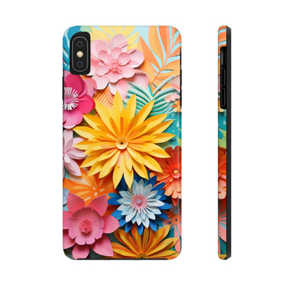 iPhone 12 Pro Max Artistry: Paper Floral Design – Crafted Elegance for iPhone 13 Pro and iPhone XR Enthusiasts