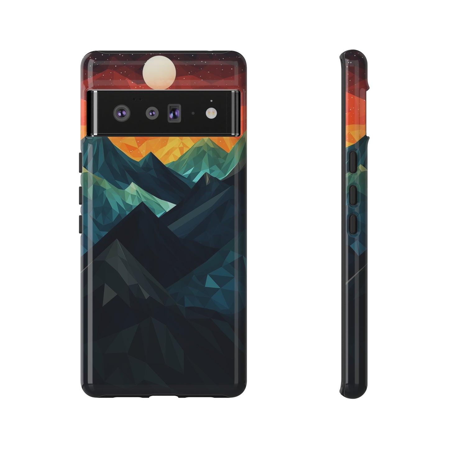 Mountain Abstract Tough Case | Embrace Nature's Beauty with a Durable Phone Case