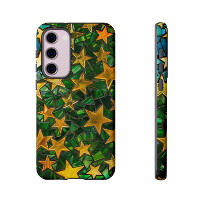 Green Celestial Stained Glass Mosaic Phone Case