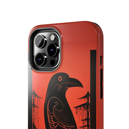 Mystic Totem: Northwest Native American Tribal Raven | Cultural Heritage iPhone Case