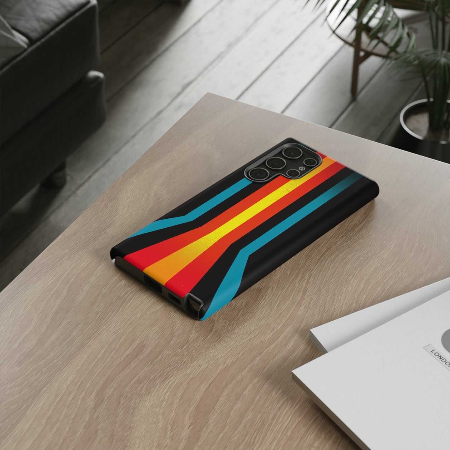 Retro Lines 1980s Flashback Phone Case