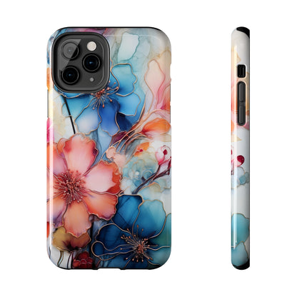 Marbled Watercolor iPhone Case | Embrace the Mesmerizing Multicolor Art