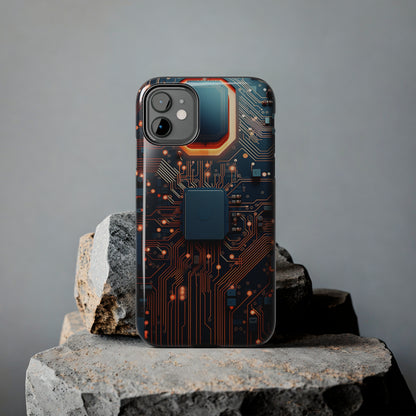 Neon Nexus: Cyberpunk Circuit Board | Futuristic Tech-Inspired iPhone Case