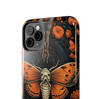 Eerie Elegance: Halloween Goth Moth Apple Phone Case | Dark Enchantment iPhone Case