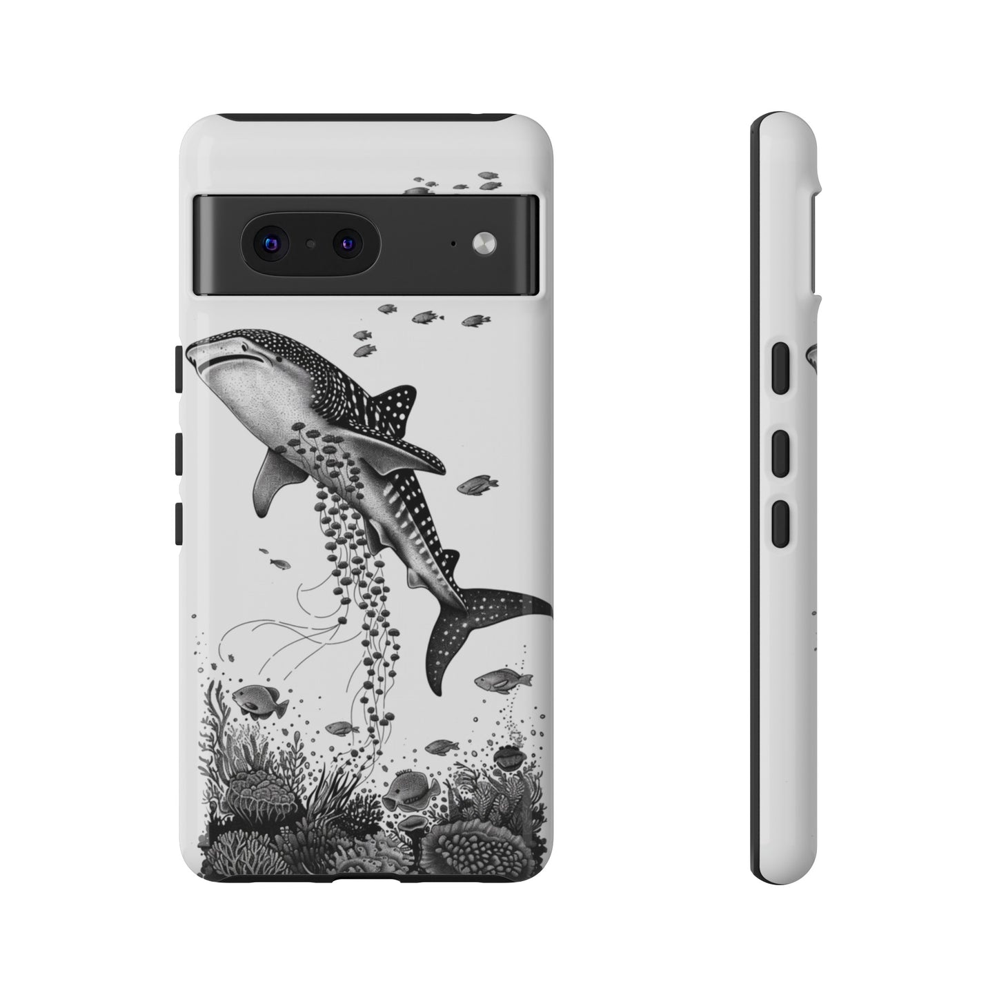 Whale Shark, Turtle, Manta Ray Phone Case