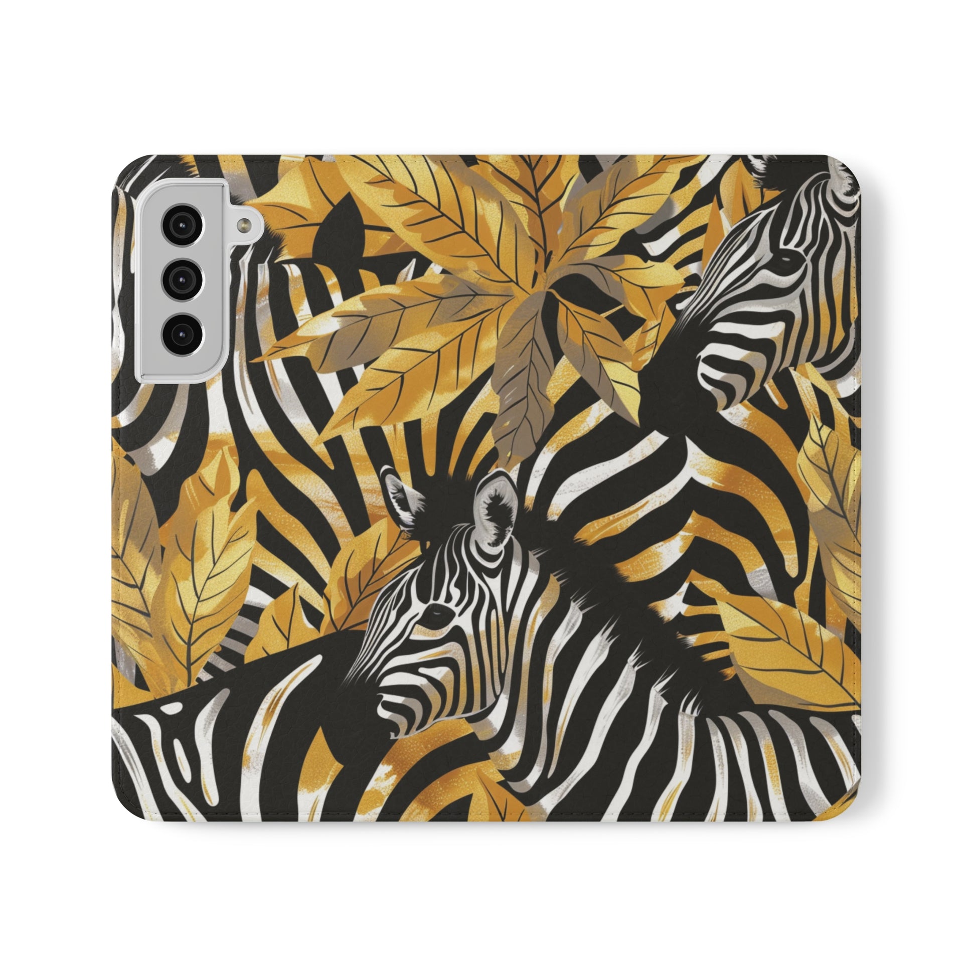 Zebra stripes flip case for iPhone 13 Pro Max