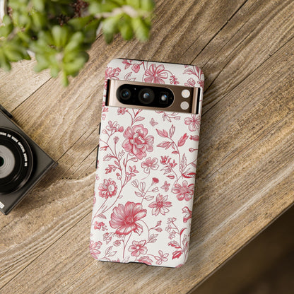 Pink Floral Wildflower Phone Case