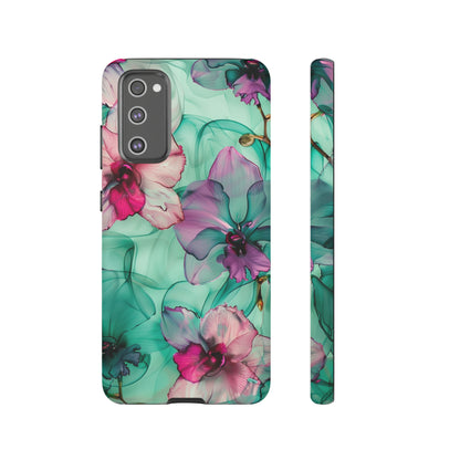 Watercolor Floral Orchids Phone Case